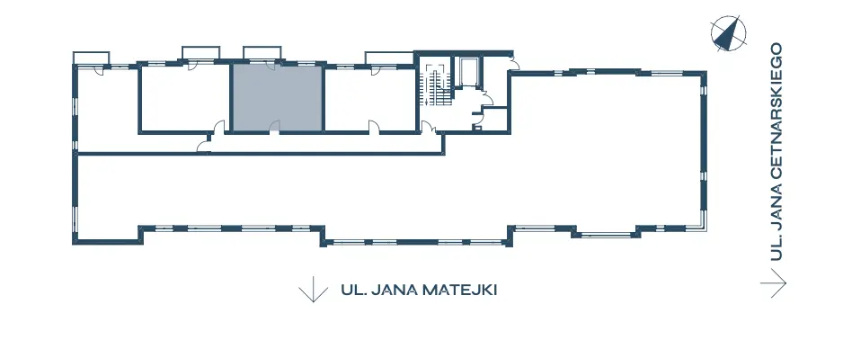 Szkic sytuacyjny inwestycji Osiedle Cetnarskiego